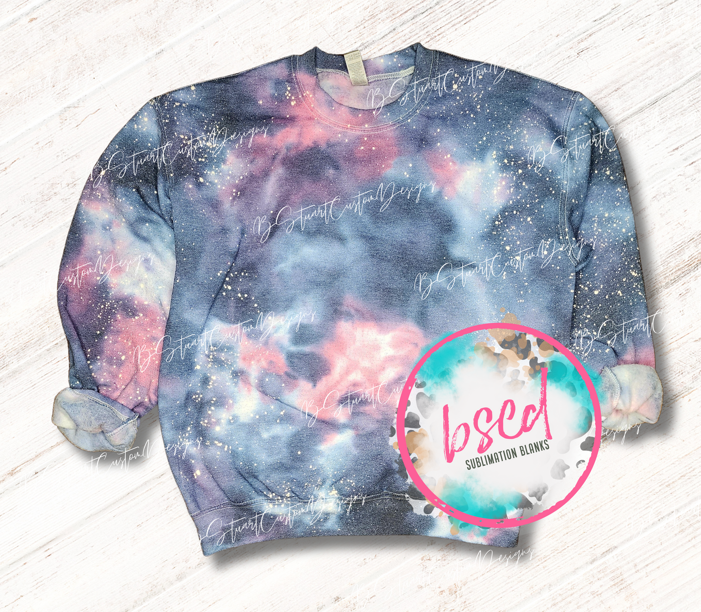 π GALAXY DYE CREWNECK π