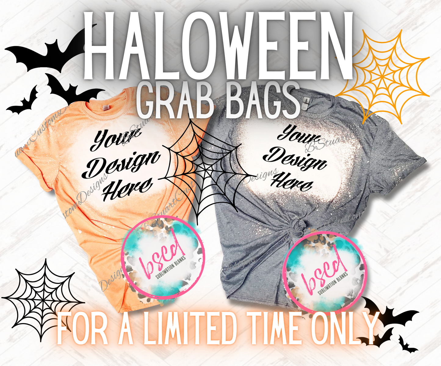 ๐ HALLOWEEN GRAB BAG - HEATHER ORANGE & DARK HEATHER ๐