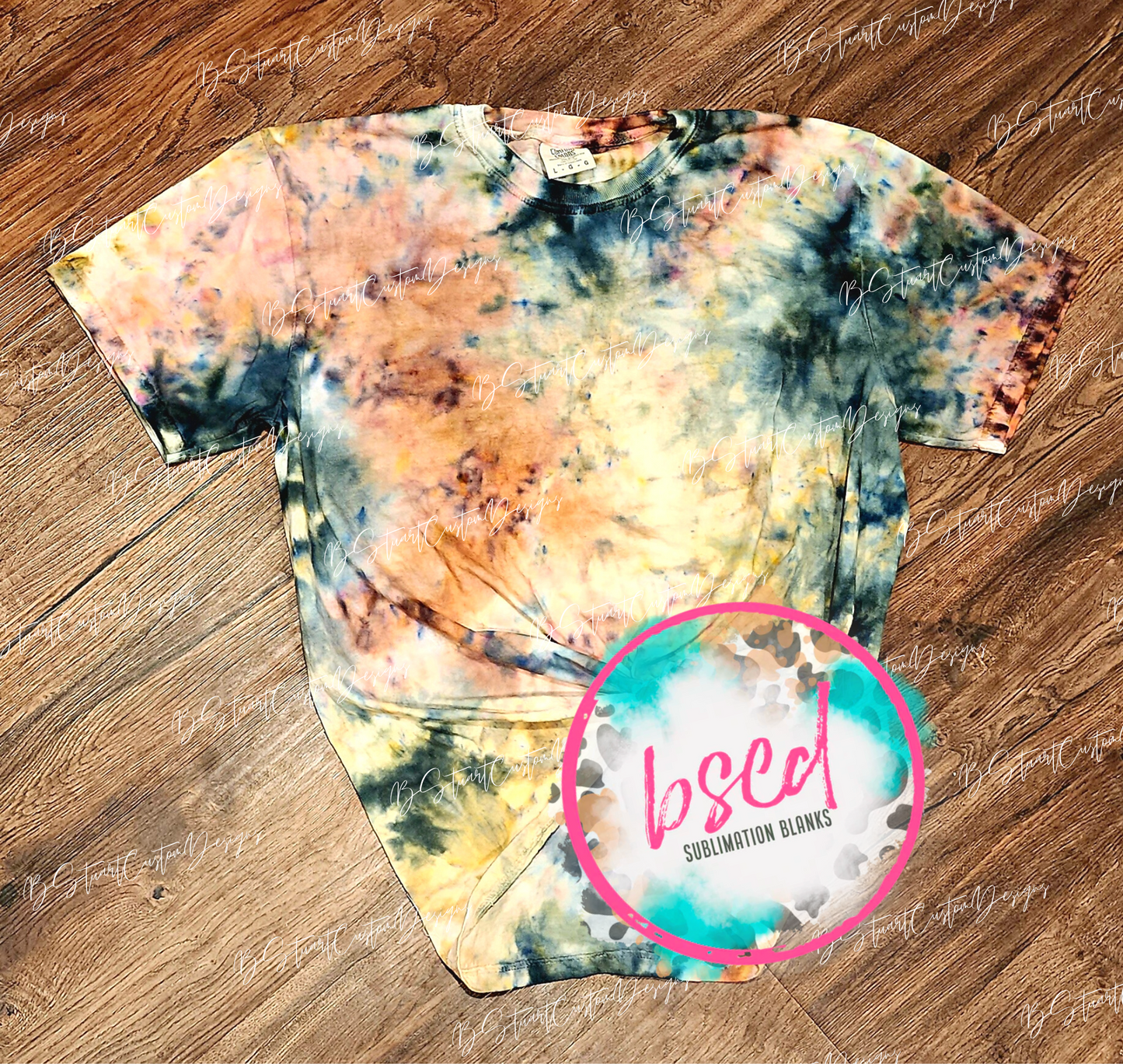 TERRACOTTA SAGE TIE DYE TEES