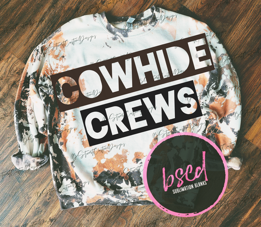 Cowhide Crewneck Sweatshirt