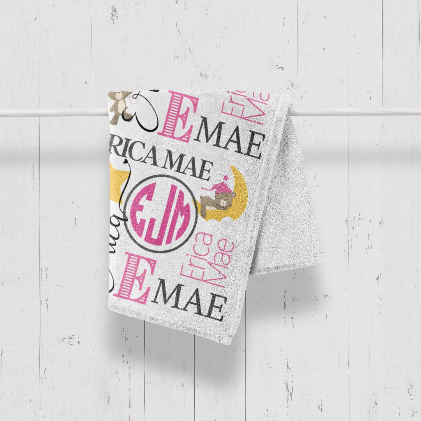 Baby Girl Bear Template