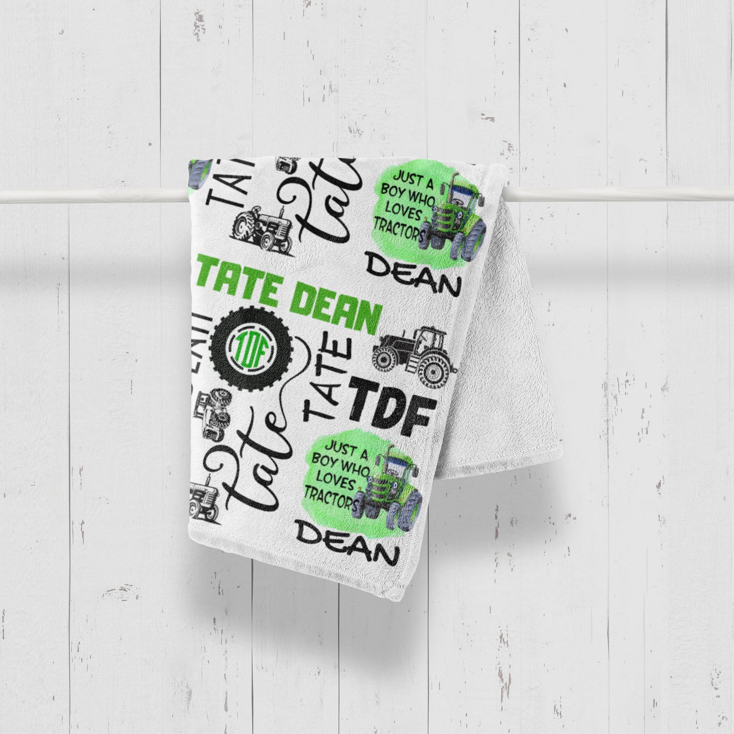 Green Tractor Template