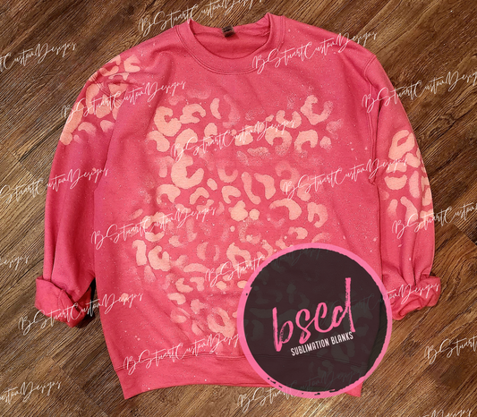 Pink Leopard Crewneck Sweatshirt