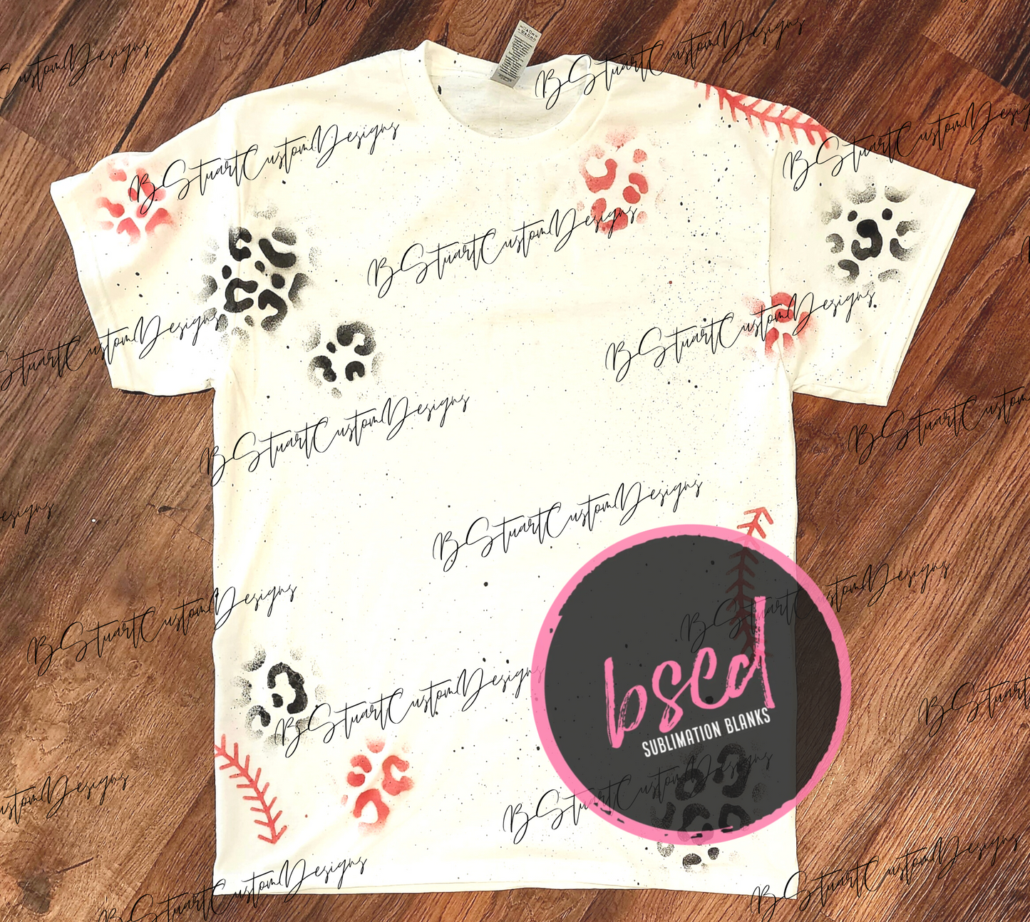 Baseball & Leopard Print Tees & Crews