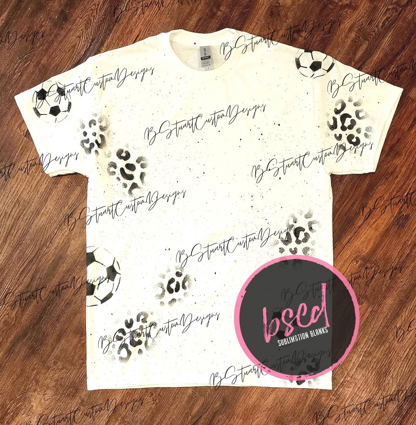 Soccer & Leopard Print Tees & Crews