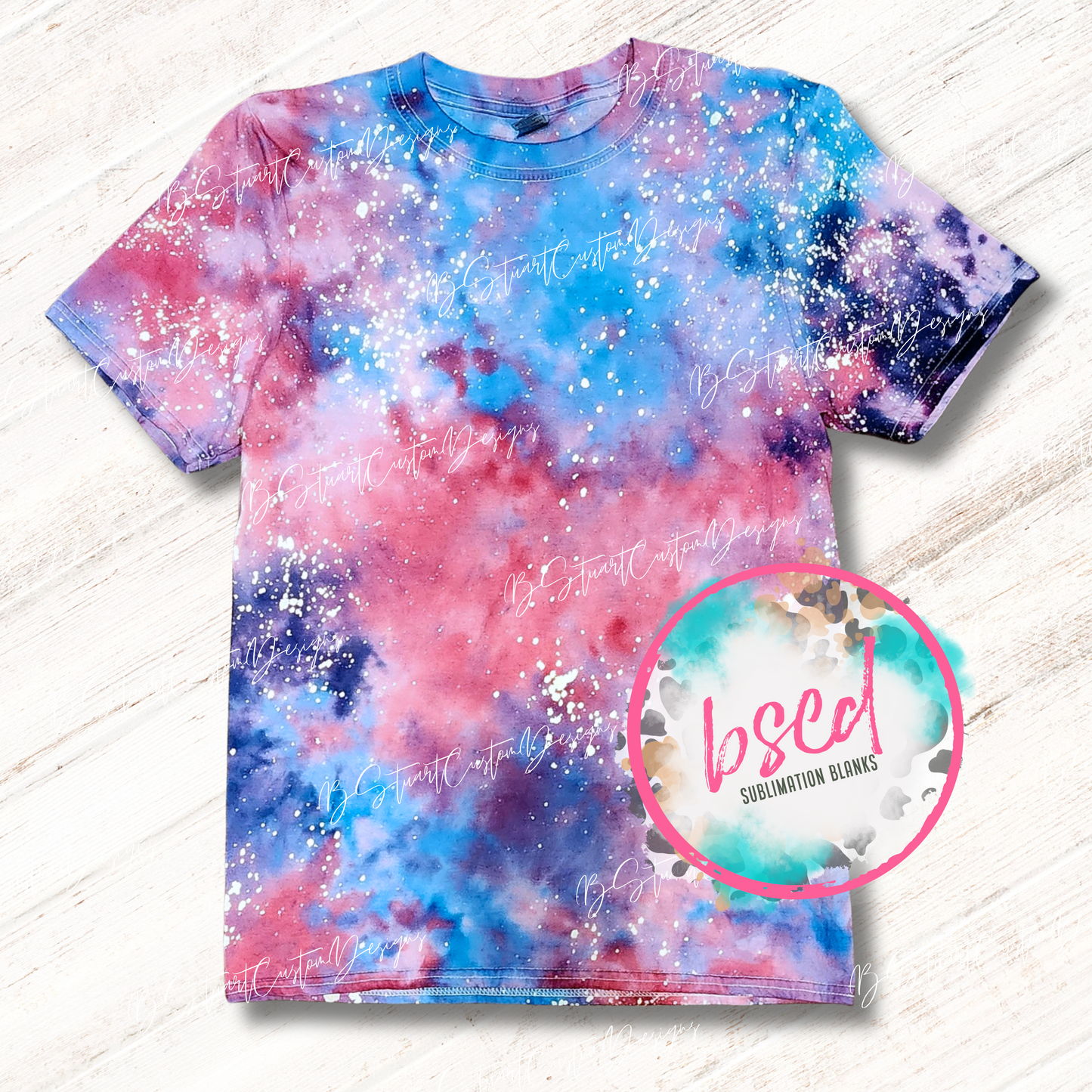 BRIGHT ICE DYE TEES