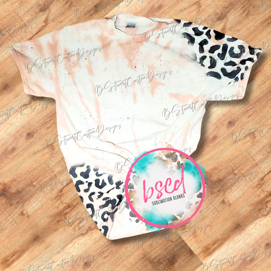 Tan TieDye Leopard Tees