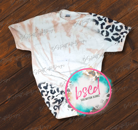 Tan TieDye Leopard Tees