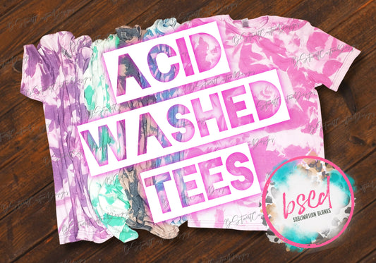 ACID WASHED TEE GRAB BAGS - SINGLE COLOR