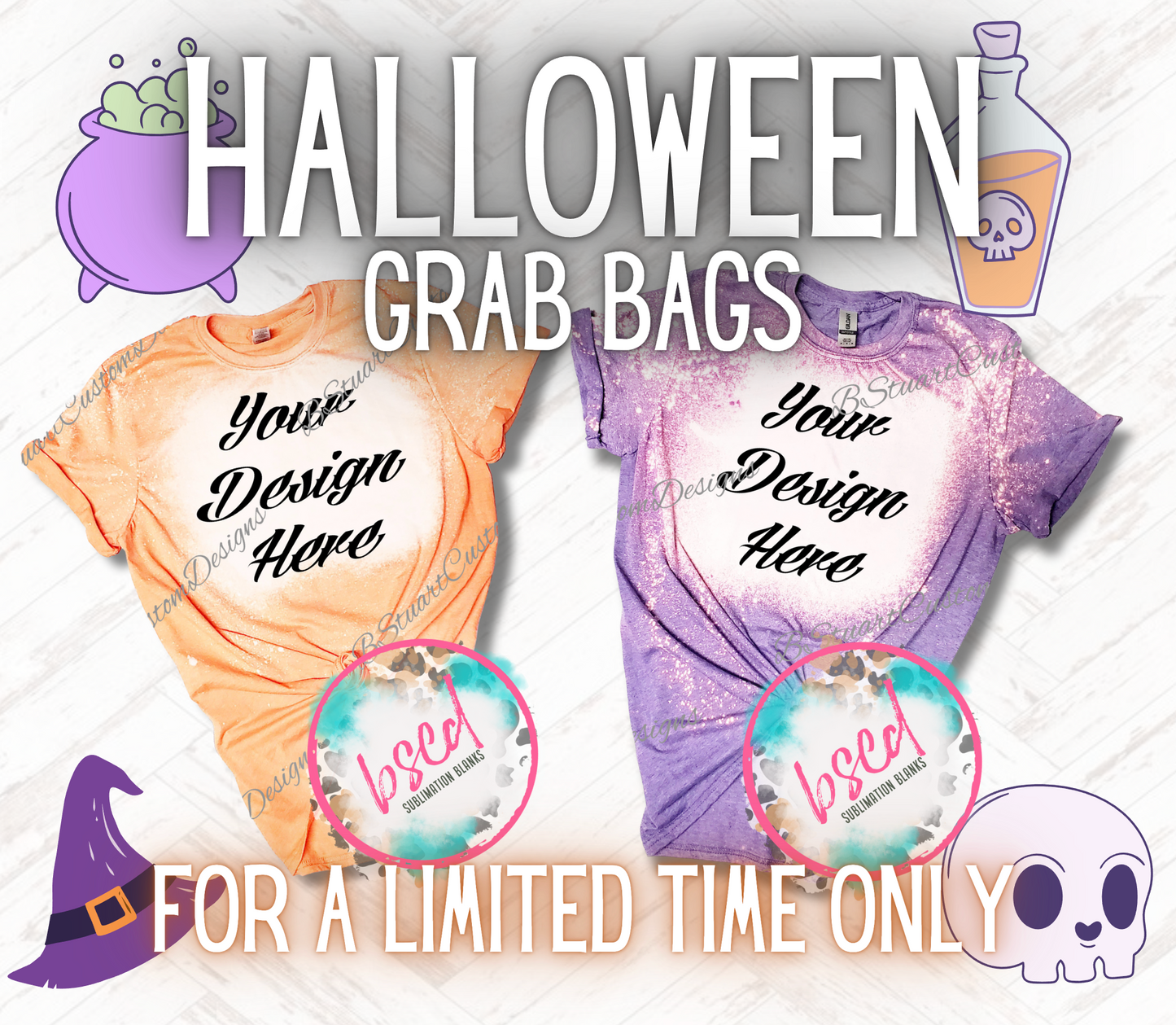 😈 HALLOWEEN GRAB BAG - HEATHER ORANGE & HEATHER PURPLE 😈