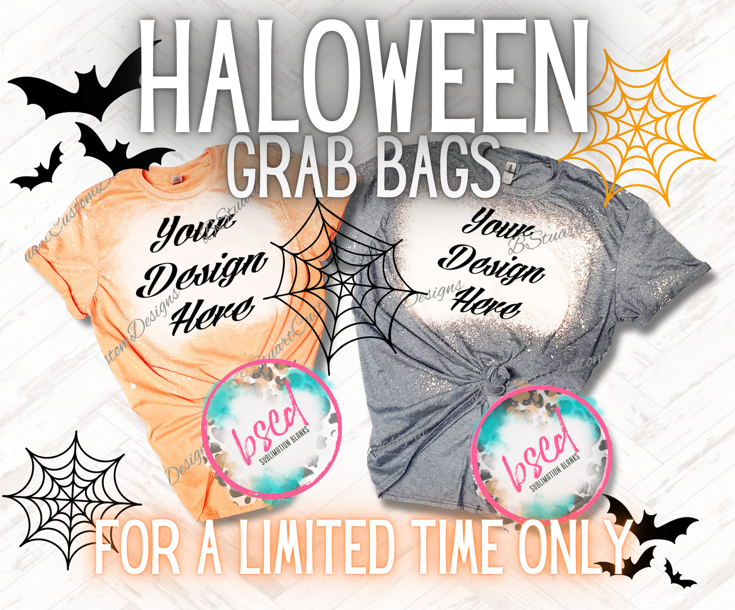 🎃 HALLOWEEN GRAB BAG - HEATHER ORANGE & DARK HEATHER 🎃