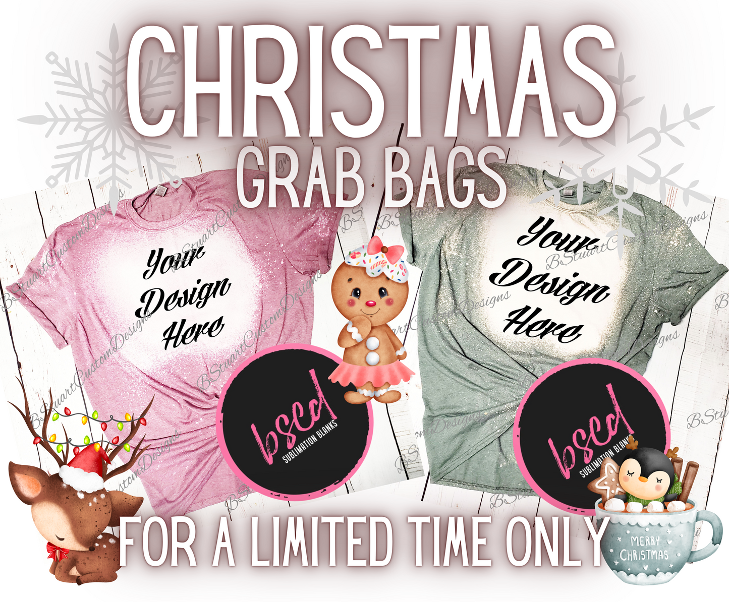 ❄️ CHRISTMAS GRAB BAG - HEATHER MAROON & HEATHER MILITARY ❄️